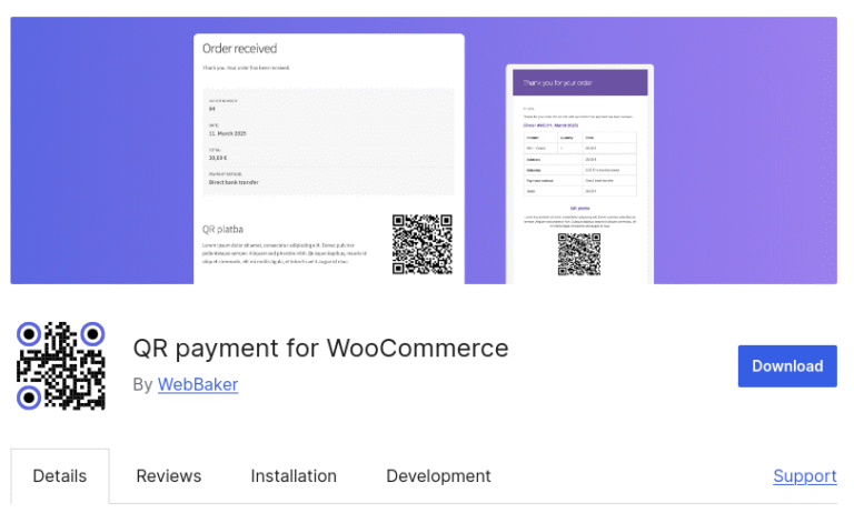 Tổng hợp top 15 plugin QR Code dành cho website WordPress 41 Payment QR WooCommerce