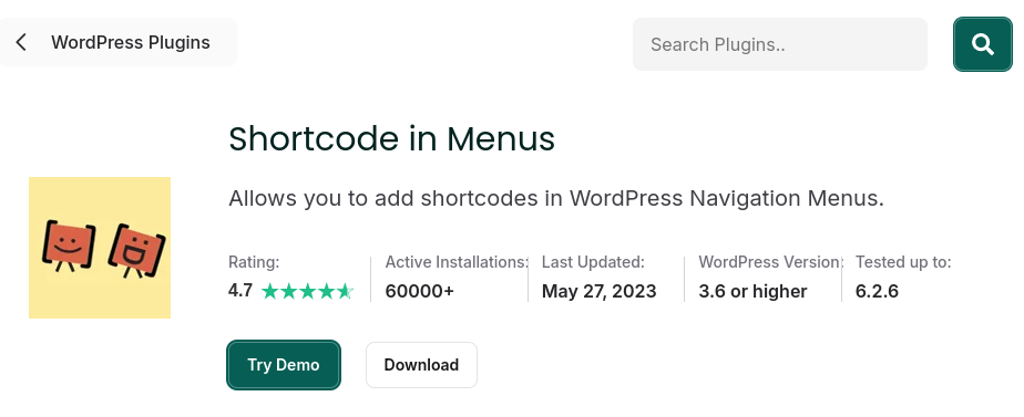 9 plugin shortcode WordPress tốt nhất giúp chèn nội dung nhanh chóng, dễ dàng 101 Shortcode in Menus – Thêm shortcode vào menu điều hướng