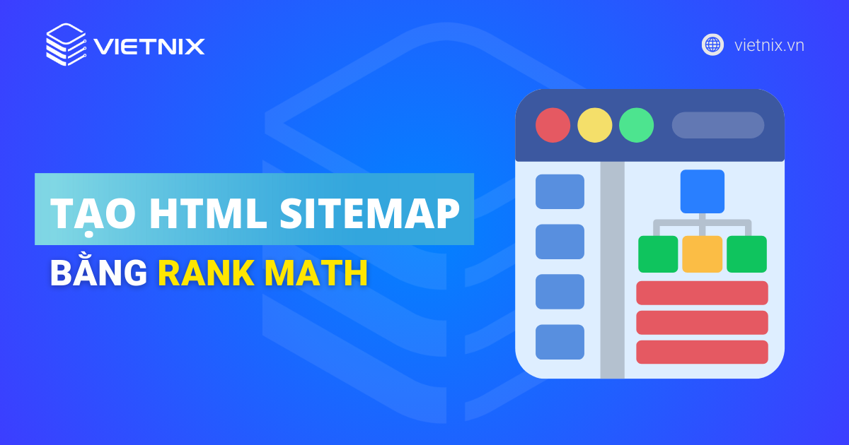 tạo HTML Sitemap bằng Rank Math