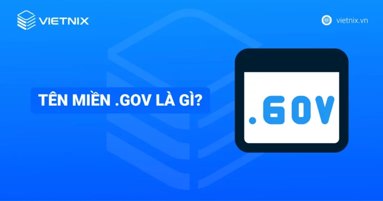 Tên miền .gov là tên miền cấp cao nhất được sử dụng bởi các cơ quan, tổ chức chính phủ