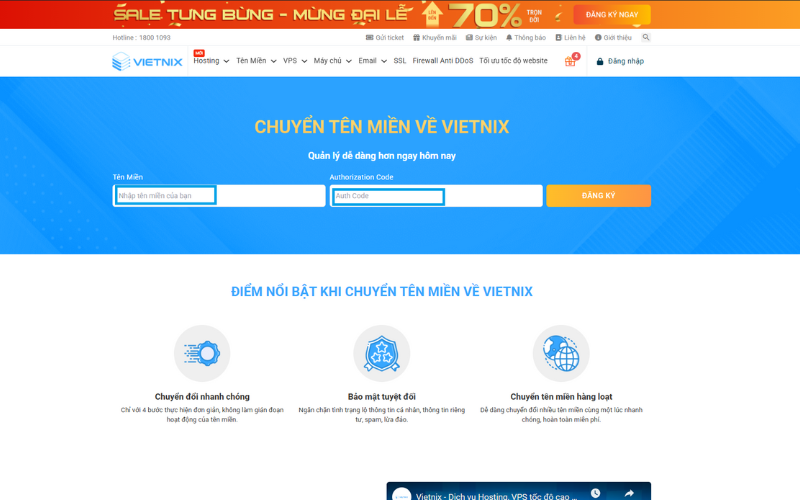 Thực hiện transfer tại nhà cung cấp mới Thực hiện transfer tại nhà cung cấp mới