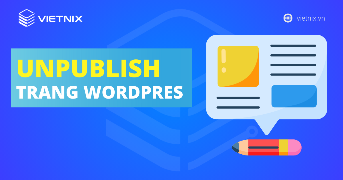 unpublish trang wordpress