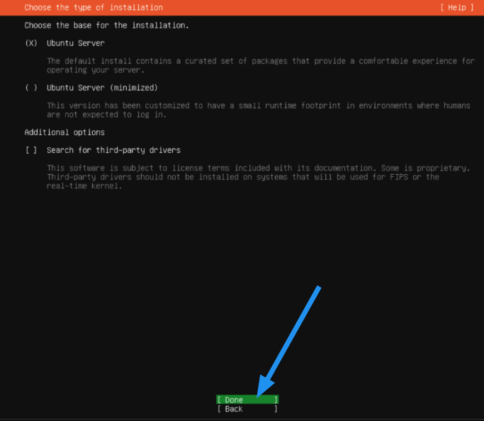 Cài đặt Ubuntu Server 24.04 LTS mới nhất: Hướng dẫn chi tiết 29 Chọn mặc định phiên bản Ubuntu Server