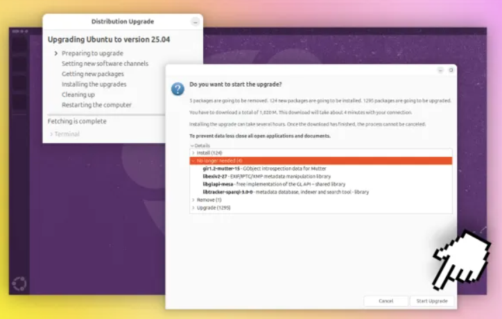 Cách nâng cấp Ubuntu 25.04 nhanh chóng và an toàn 18 Chuẩn bị nâng cấp Ubuntu 25.04