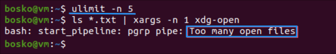 Hướng dẫn sử dụng lệnh ulimit trong Linux 33 Giới hạn số lượng file mở cùng lúc
