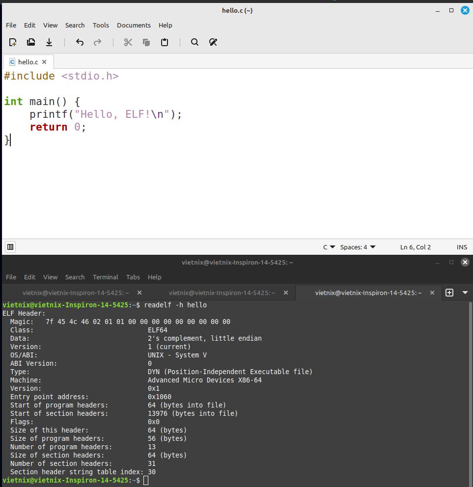 Lệnh readelf trong Linux: Cách sử dụng và ví dụ chi tiết từ A đến Z 18 Hiển thị ELF Header