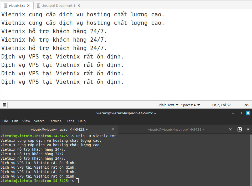 Hiển thị tất cả các dòng trùng lặp