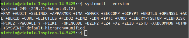 Sử dụng lệnh systemctl trong Linux: Quản lý dịch vụ dễ dàn 19 Kiểm tra phiên bản của systemctl và xác nhận systemd có mặt trong hệ thống
