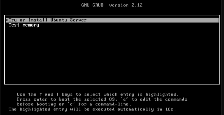 Cài đặt Ubuntu Server 24.04 LTS mới nhất: Hướng dẫn chi tiết 26 Tại màn hình đầu tiên, bạn chọn Install Ubuntu Server
