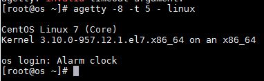 Lệnh agetty trong Linux: Cách sử dụng và ví dụ thực tế 16 Thiết lập thời gian chờ 5 giây