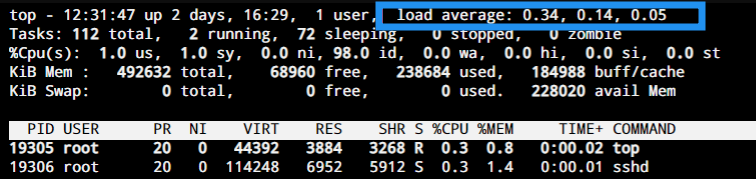 Tổng hợp thông tin về Load Average trong Linux 14 Top Command Load Average