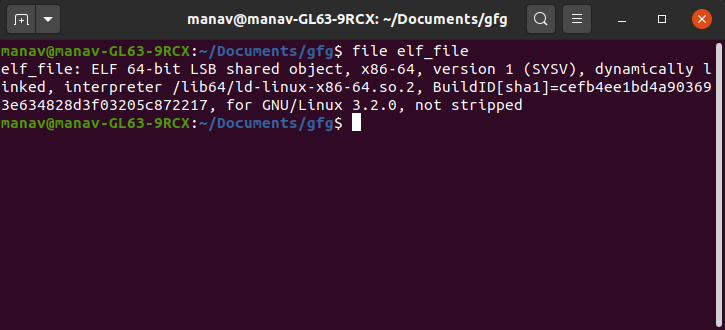 Lệnh readelf trong Linux: Cách sử dụng và ví dụ chi tiết từ A đến Z 17 Trong trường hợp này tên tệp là " elf_file" (Nguồn: Internet)