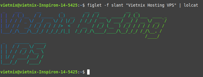 Tìm hiểu lệnh lolcat trong Linux: Hiển thị màu sắc rực rỡ cho Terminal 35 Tuỳ chỉnh font (nâng cao)