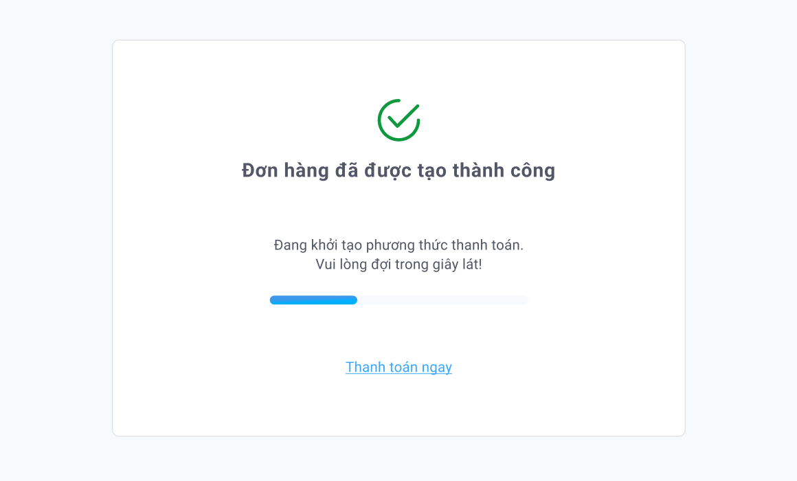 bước 3 tiến hành thanh toán