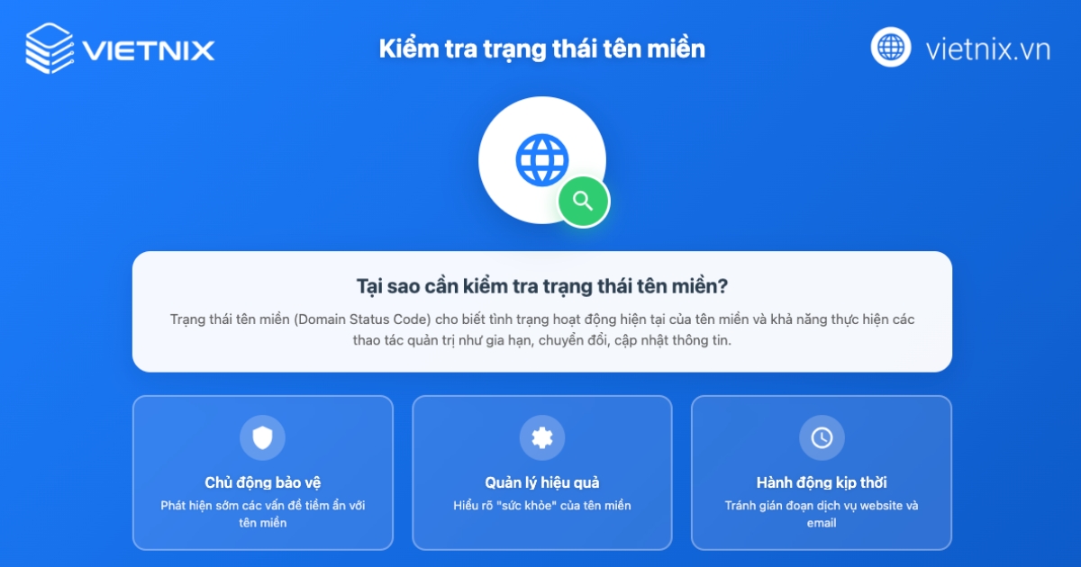 Các trạng thái tên miền: Ý nghĩa, cách xử lý nhanh chóng 16 Tại sao cần kiểm tra trạng thái tên miền