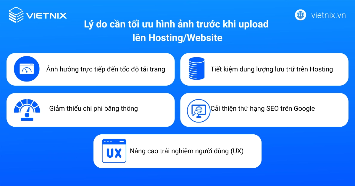 7 cách tối ưu ảnh trước khi upload lên hosting: Giảm dung lượng, tăng tốc 28 Tối ưu hình ảnh trước khi upload lên Hosting/Website là rất quan trọng