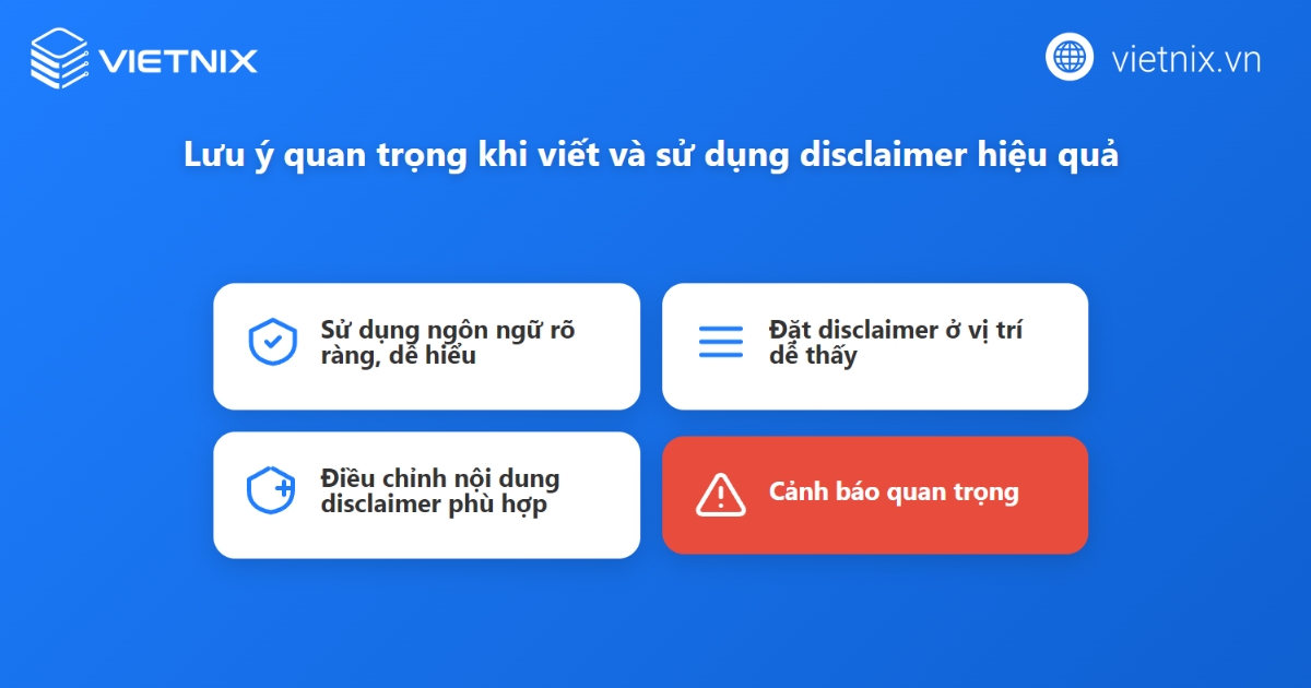 Disclaimer là gì? Tầm quan trọng pháp lý và cách viết hiệu quả 18 disclaimer la gi 5