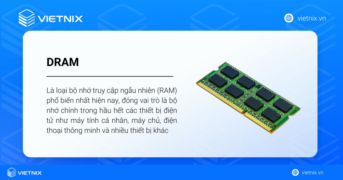 DRAM là gì? Ưu nhược điểm và sự khác nhau với SRAM 25 dram la gi 1