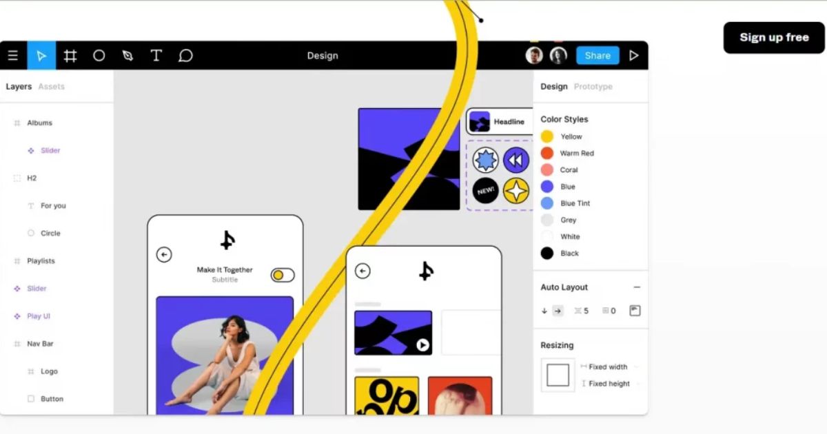 Figma là gì? Từ thiết kế UI/UX đến sản phẩm online tốc độ cao 27 Ưu điểm nổi bật của Figma là cho phép cộng tác thời gian thực
