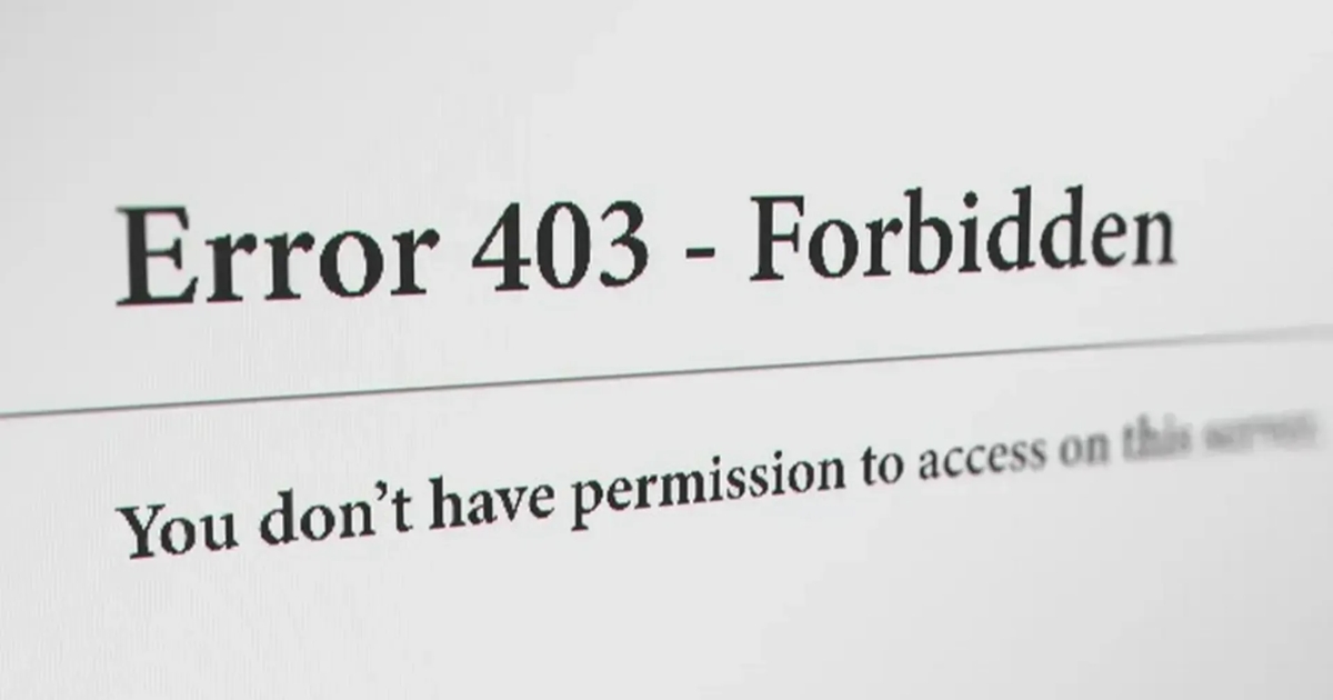 Lỗi 403 Forbidden Error: Nguyên nhân và cách sửa triệt để 33 Dấu hiệu nhận biết lỗi 403 Forbidden Error