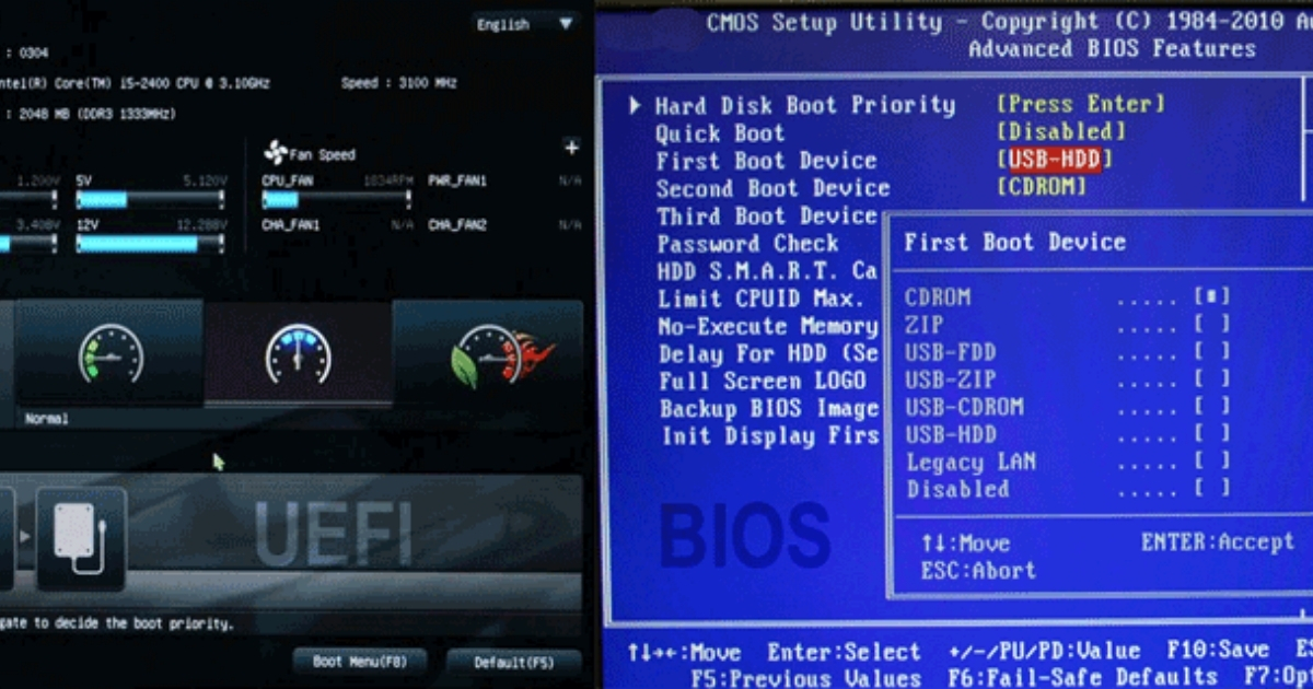 Mainboard là gì? Cấu tạo, chức năng và cách chọn PC, Server 29 BIOS/UEFI