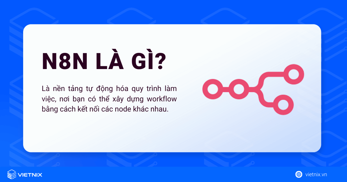 n8n là gì? Cách cài đặt và xây dựng workflow chi tiết 23 N8n là một công cụ tự động hóa quy trình làm việc mã nguồn mở