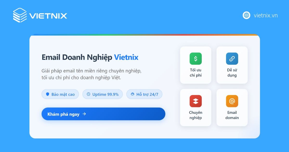 Cách tạo email tên miền riêng với Hotmail đơn giản, nhanh chóng 31 Giải pháp Email Doanh Nghiệp của Vietnix