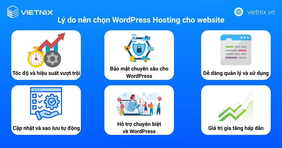 WordPress Hosting là gì: Hiểu rõ khái niệm, lợi ích và cách chọn 29 Lý do nên chọn WordPress Hosting cho website