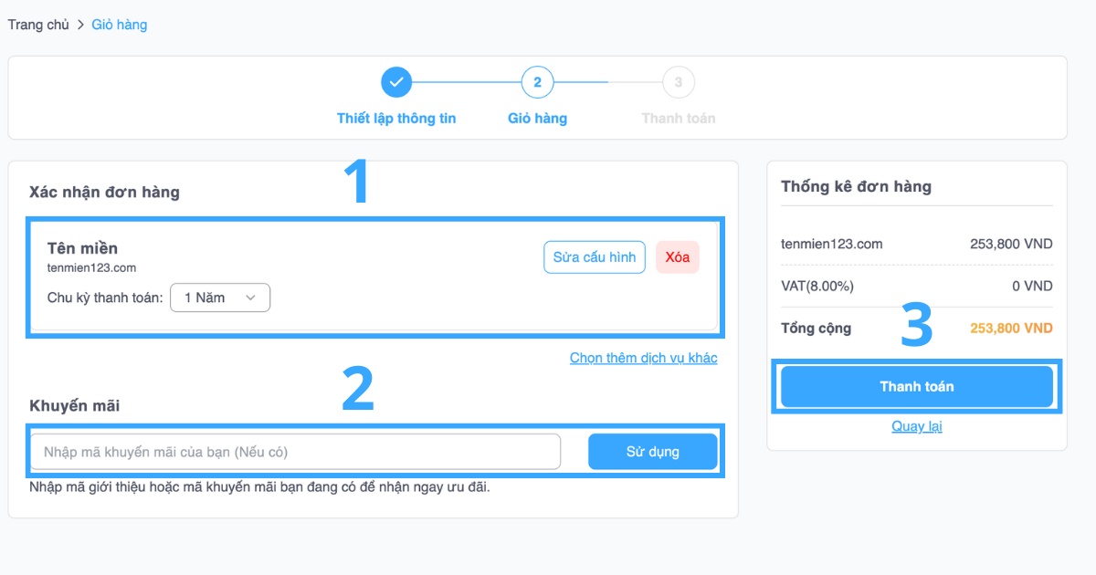 Company Domain là gì? Vai trò và lợi ích quan trọng đối với doanh nghiệp 28 Tùy chỉnh và xác nhận đơn hàng