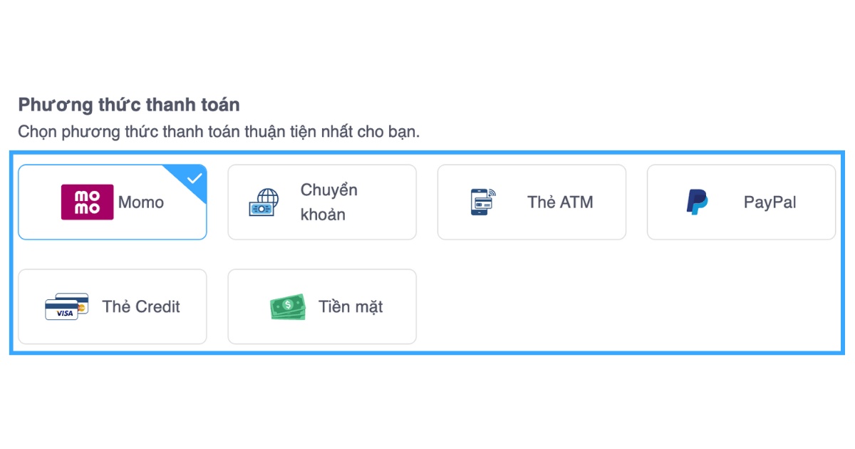 Company Domain là gì? Vai trò và lợi ích quan trọng đối với doanh nghiệp 30 Lựa chọn phương thức thanh toán