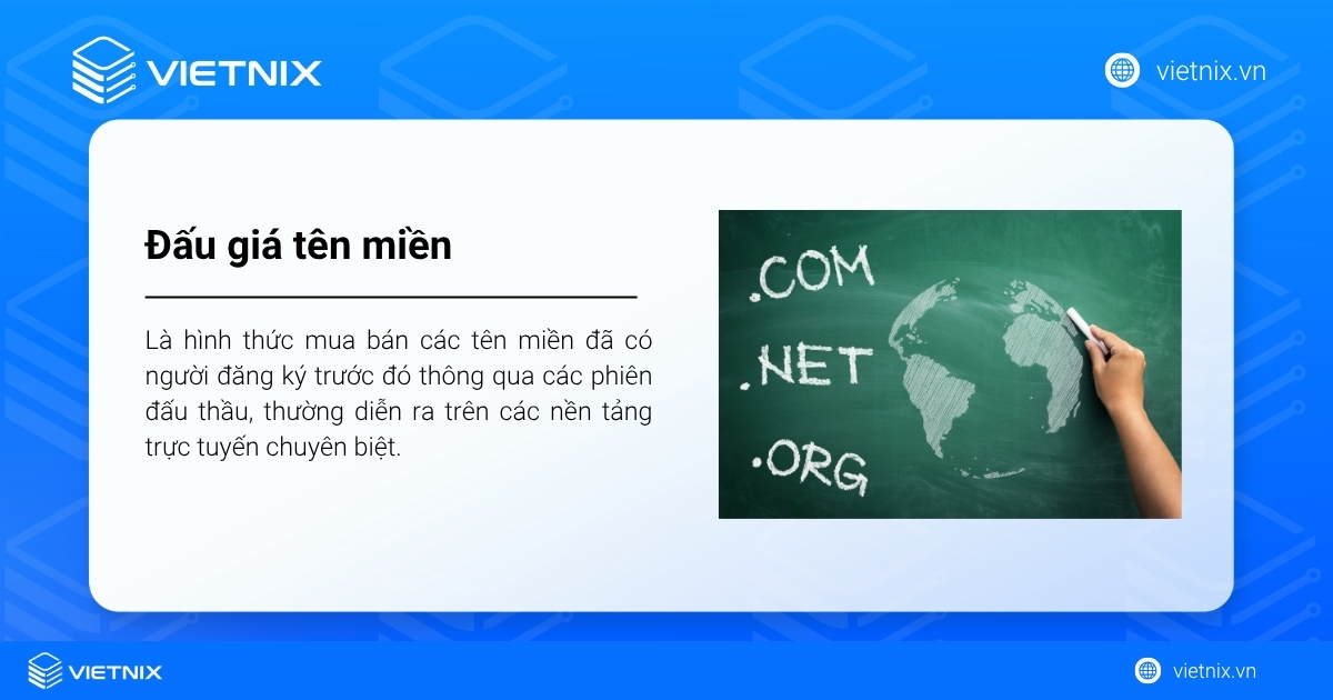 Đấu giá tên miền là gì? Lợi ích và hướng dẫn đấu giá tên miền chi tiết 12 Đấu giá tên miền là hoạt động mua - bán tên miền Internet