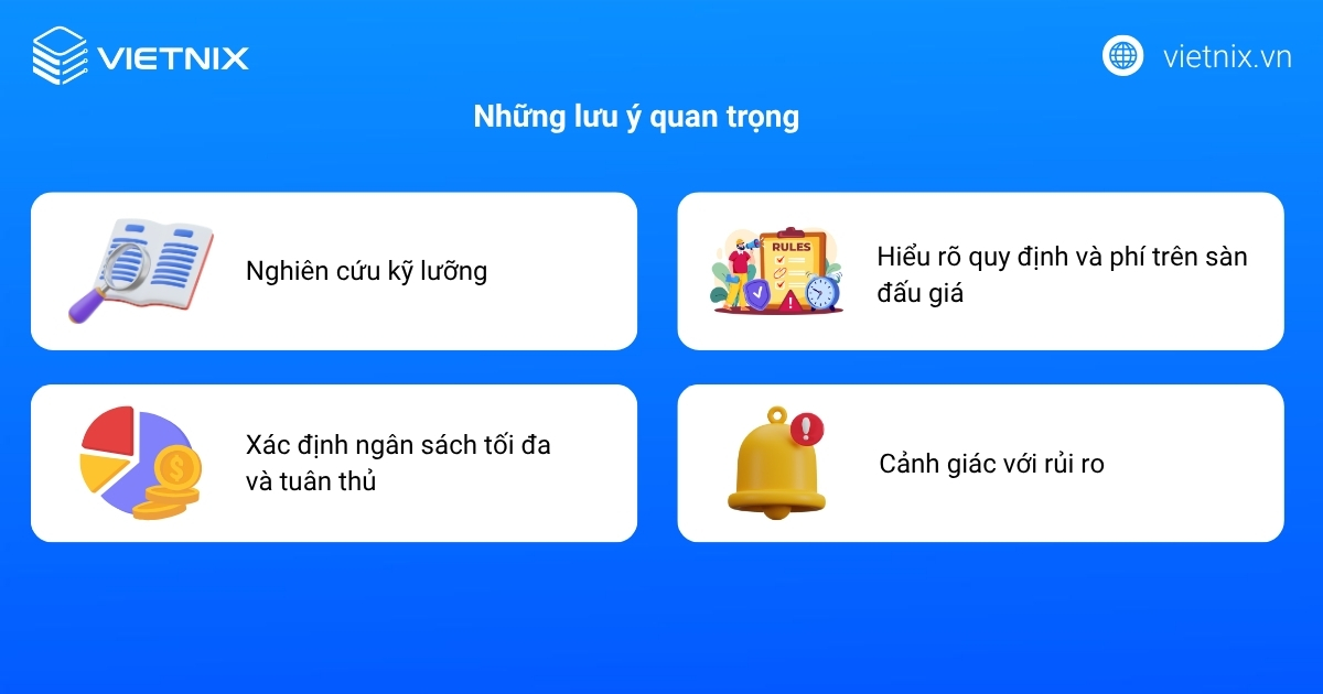 Đấu giá tên miền là gì? Lợi ích và hướng dẫn đấu giá tên miền chi tiết 16 Những lưu ý quan trọng