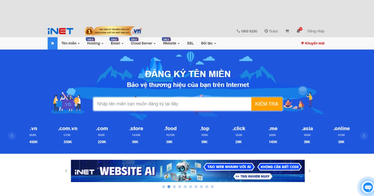 Định giá tên miền là gì? 7 cách thẩm định giá trị hiệu quả nhất 32 9.1. iNET Domain Valuation