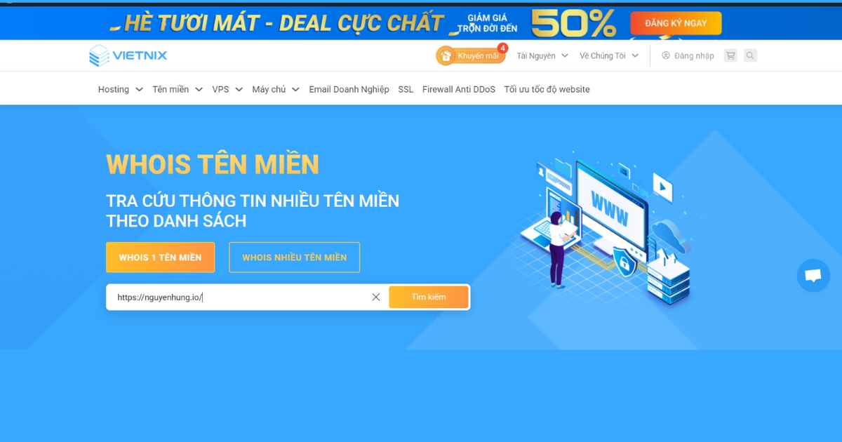 Không vào được tên miền: Nguyên nhân, cách khắc phục chi tiết 26 Kiểm tra trạng thái tên miền