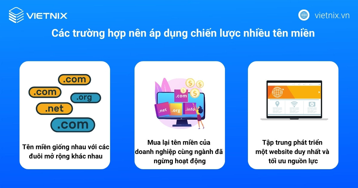 Có nên sử dụng nhiều tên miền cho một website không? 24 nhieu ten mien cho 1 websie 2