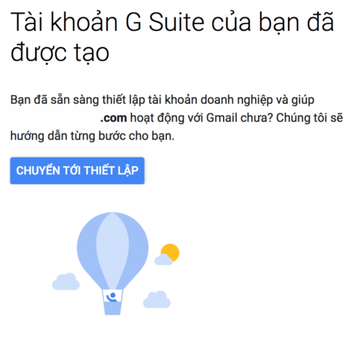Hướng dẫn tạo email tên miền riêng với Gmail chi tiết, nhanh chóng 26 Tiếp theo, bạn chọn Chuyển tới thiết lập