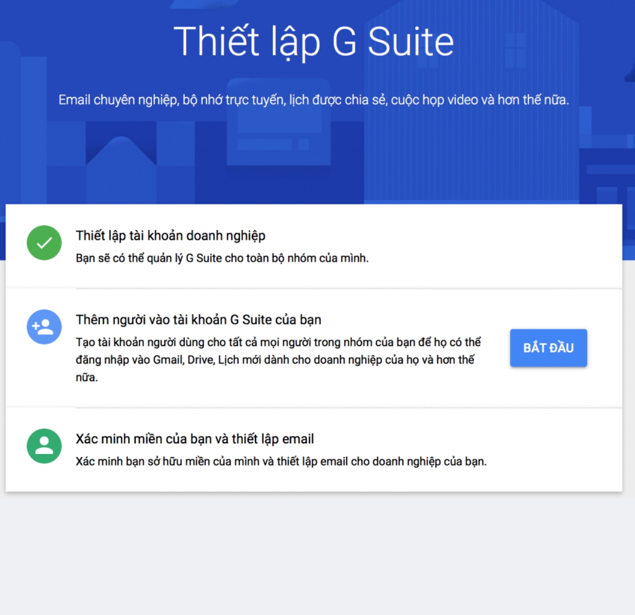 Hướng dẫn tạo email tên miền riêng với Gmail chi tiết, nhanh chóng 27 Bạn có thể thêm người dùng để tạo các email nhân viên theo tên miền riêng