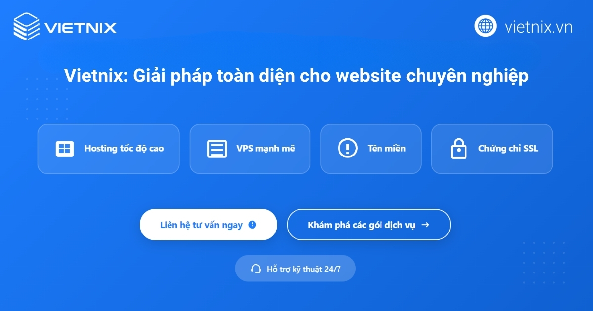 20 nền tảng tạo website miễn phí phổ biến nhất hiện nay 64 Nâng tầm website của bạn với giải pháp chuyên nghiệp từ Vietnix
