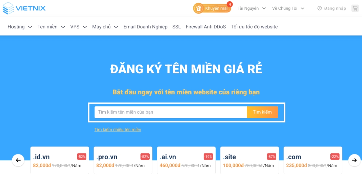 Tên miền .asia là gì? Lợi ích và cách đăng ký chi tiết 27 Bạn nhập chính xác tên miền .asia mà mình dự định đăng ký rồi nhấn vào nút Tìm kiếm