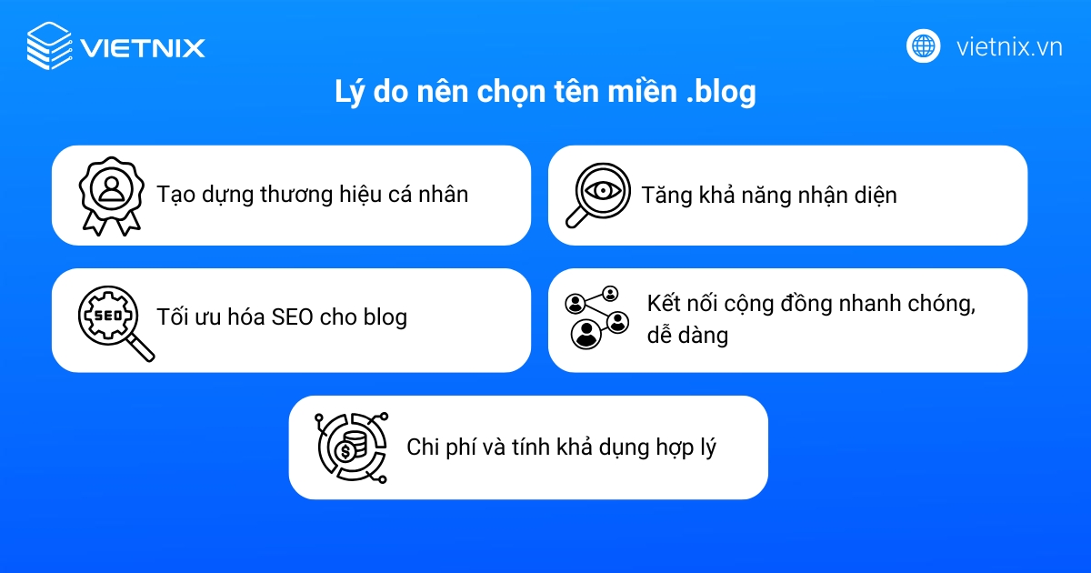 Tên miền .blog là gì? Định nghĩa, ưu điểm và cách đăng ký nhanh chóng từ A-Z 22 Tên miền .blog mang nhiều ý nghĩa quan trọng đối với các blogger