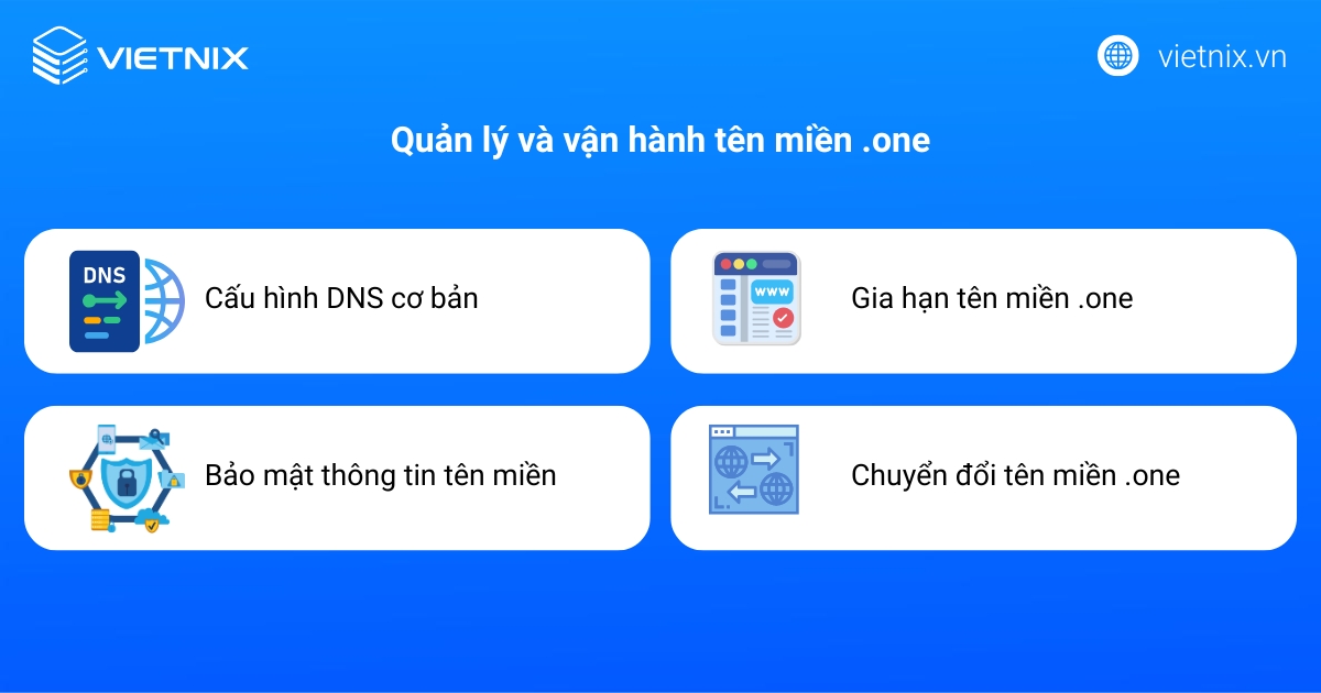 Tên miền .one là gì? Cách đăng ký tên miền .one dễ dàng 37 Quản lý và vận hành tên miền .one