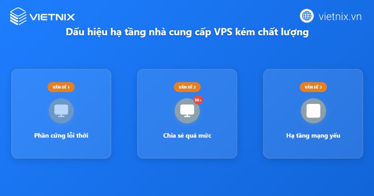 VPS bị lag là gì? Nguyên nhân và cách khắc phục chi tiết 23 Hạ tầng VPS kém chất lượng là nguyên nhân dẫn đến VPS bị lag