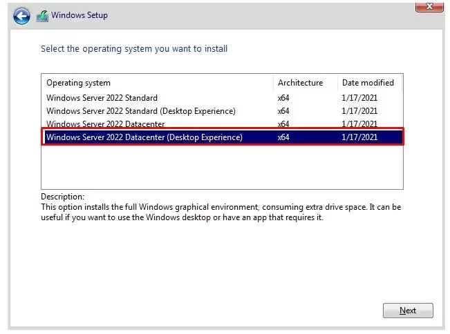 Windows Server 2022: Tính năng nổi bật và cách cài đặt chi tiết 28 windows server 2022 8