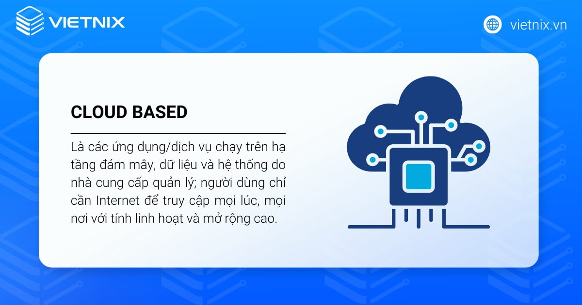 Khái niệm Cloud Based