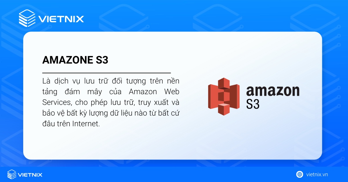 Sự khác biệt giữa Google Cloud Storage và Amazon S3 chi tiết 37 Amazon S3 là dịch vụ lưu trữ đối tượng trên nền tảng đám mây của AWS