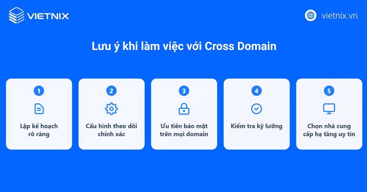 Cross Domain là gì? Kiến thức tổng quan và ứng dụng của Cross Domain 32 Lưu ý khi làm việc với Cross Domain