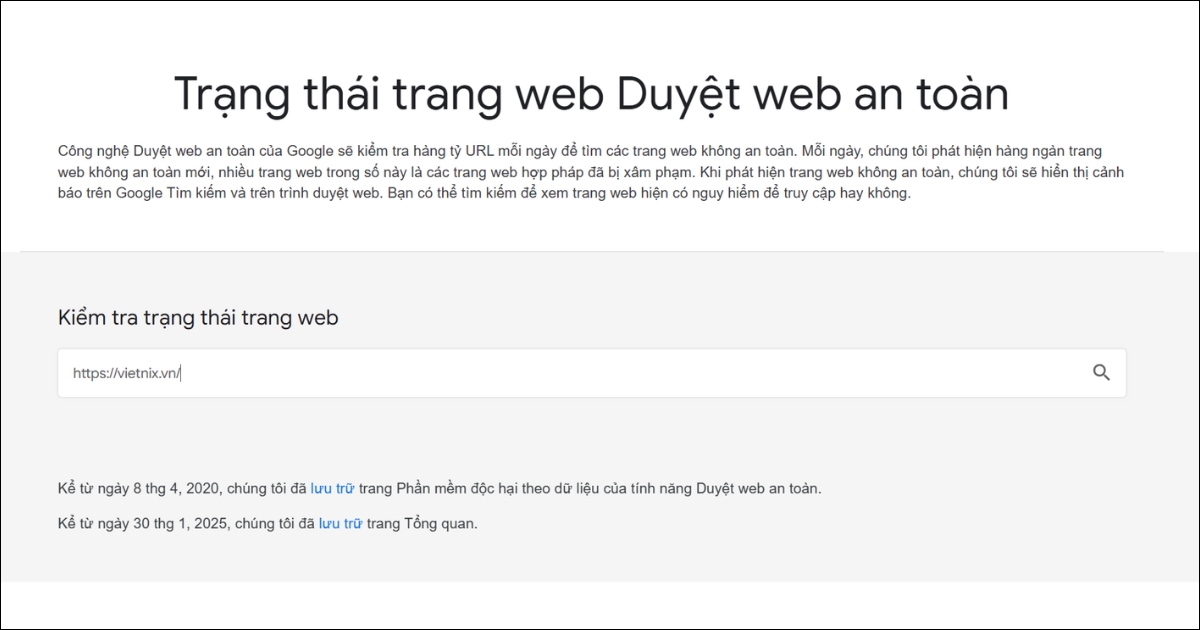 Domain Blacklist Check là gì? Nguyên nhân và 12 công cụ check blacklist domain 39 Google Safe Browsing