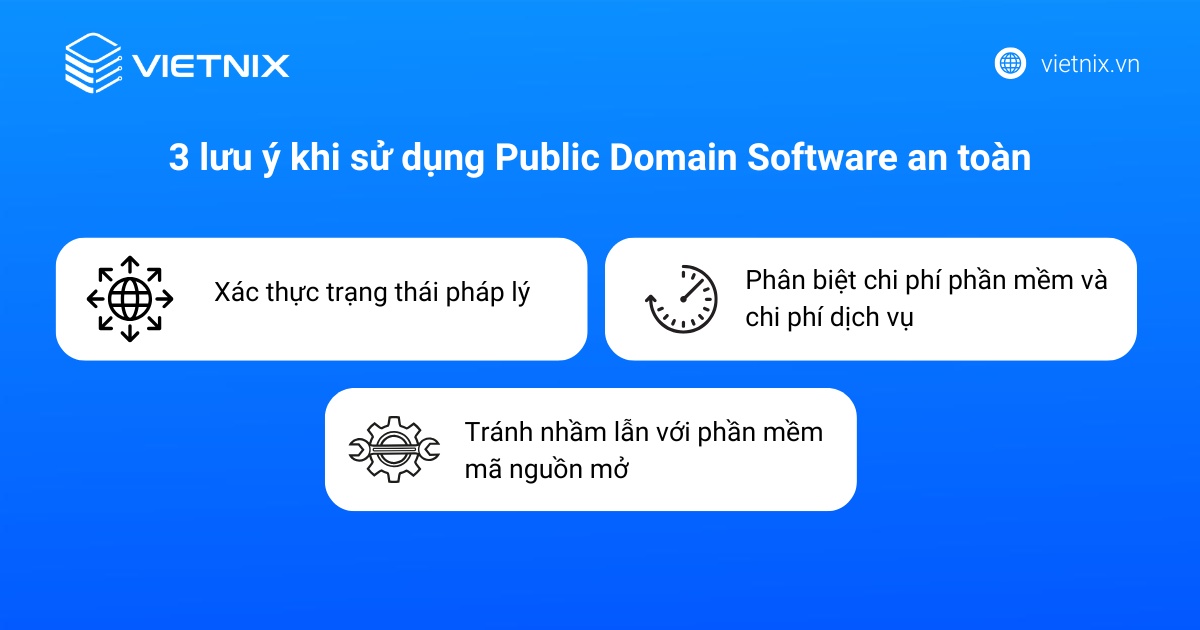 Public Domain Software là gì? Các ưu, nhược điểm nổi bật 40 3 lưu ý khi sử dụng Public Domain Software an toàn