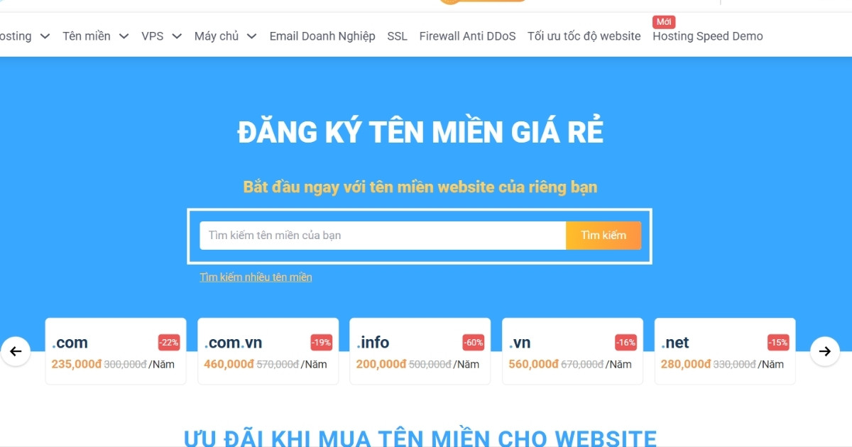 3 lý do tại sao tên miền .vn đắt hơn .com 21 Truy cập vào trang đăng ký tên miền của Vietnix bằng trình duyệt Internet