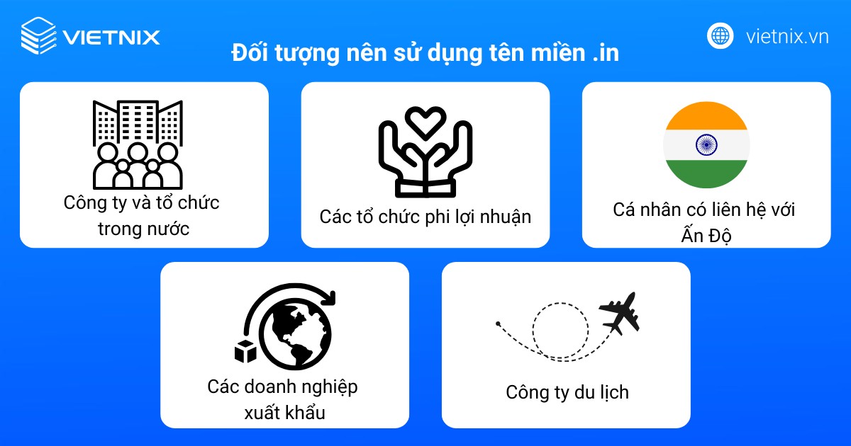Tên miền .in là gì? Hướng dẫn đăng ký tên miền .in chi tiết 36 Đối tượng nên sử dụng tên miền .in